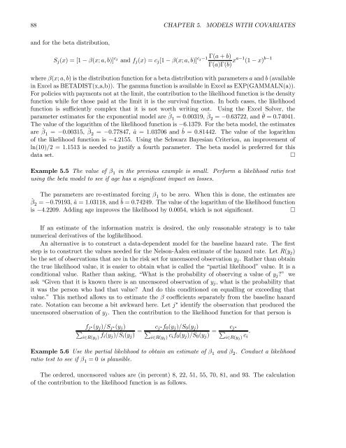 Estimation, Evaluation, and Selection of Actuarial Models