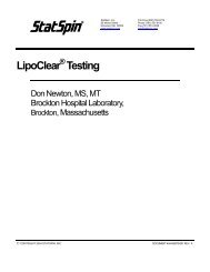 LipoClear Testing - Iris Sample Processing