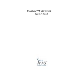 StatSpin Â®Â® VT Centrifuge - Iris Sample Processing (StatSpin)