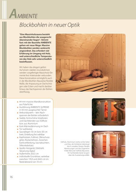 Finnleo Sauna-Katalog