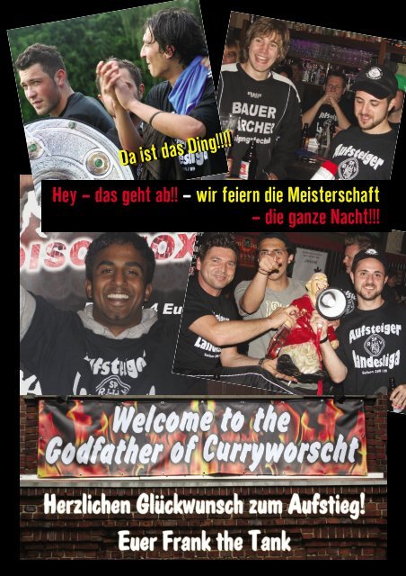 Saison 2008 / 2009 Sonderausgabe zum Aufstieg - Staubesand