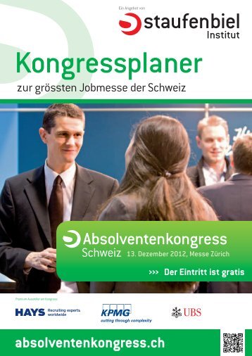 Kongressplaner CH 2012.indd - Absolventenkongress