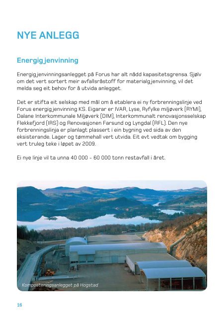 Avfallsplan for IVAR 2009 - 2012 - Stavanger kommune