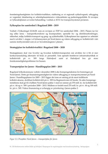 Forslag til planprogram for reguleringsplan - Stavanger kommune