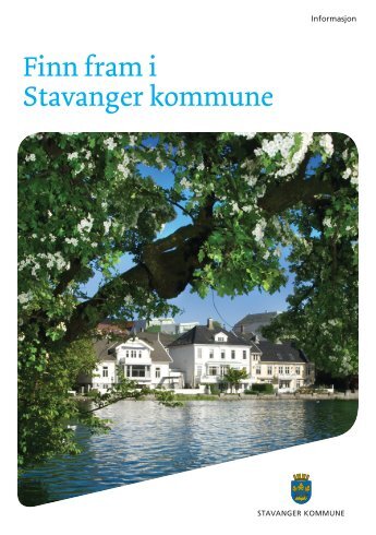 Servicetorgets informasjonshefte "Finn fram i Stavanger kommune".
