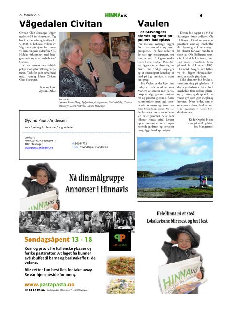 Nyhet! HINNAvis på nettside 9 - Stavanger kommune