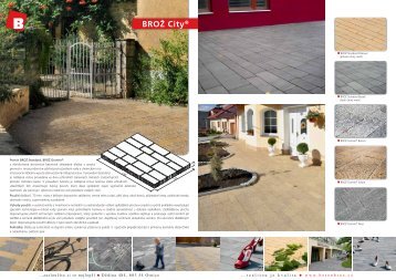 Betonová dlažba skladebná City - Katalog - STAVOMARKET