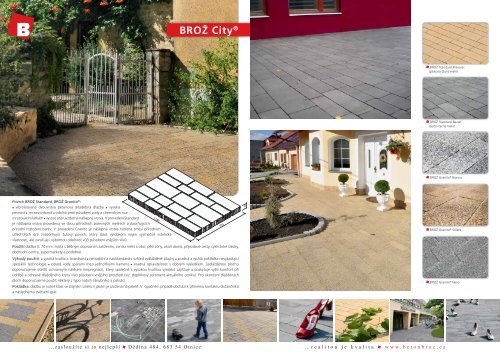 Betonová dlažba skladebná City - Katalog - STAVOMARKET