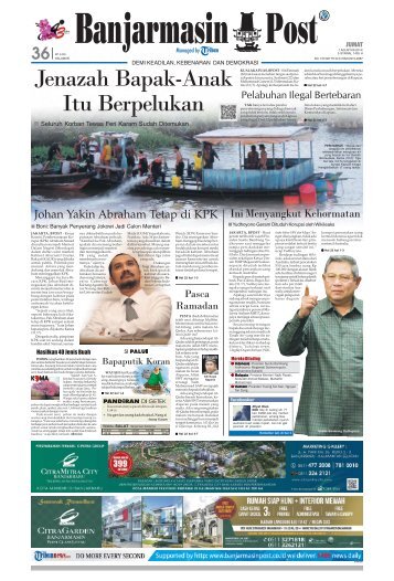 Banjarmasin Post Jumat, 1 Agustus 2014