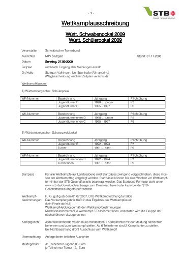 Wettkampfausschreibung Wettkampfausschreibung