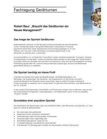 Referat Robert Baur