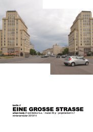 Booklet - Lehrstuhl für Städtebau und Regionalplanung - TUM