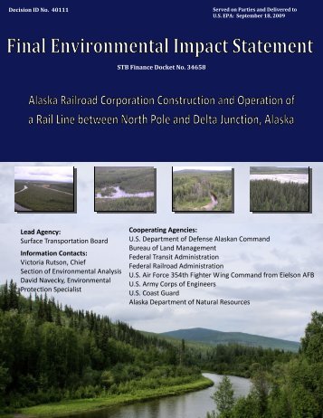 Northern Rail Extension Final Environmental Impact Statement