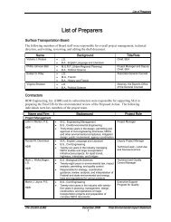 List of Preparers - Surface Transportation Board