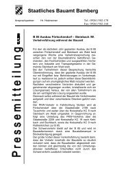 B 85, Ausbau FÃ¶rtschendorf - Steinbach am Wald - Staatliches ...