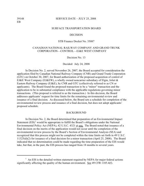 Attachments - Surface Transportation Board - U.S. Department of ...