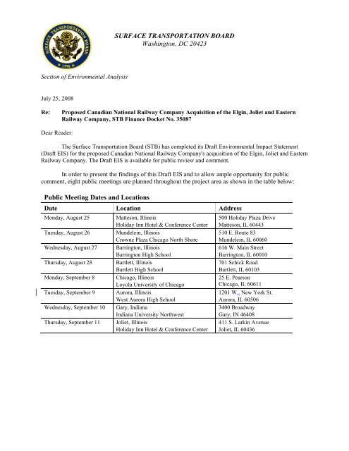 Attachments - Surface Transportation Board - U.S. Department of ...