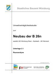 Raumanalyse (PDF - 5,7 MB) - Staatliches Bauamt Würzburg - Bayern