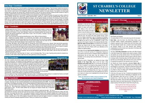 PDF Newsletter (Issue 7), Term 3, Week 8 - St Charbel's College