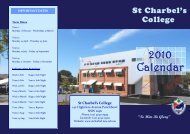 calendar pamphlet-3 - St Charbel's College