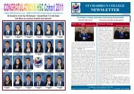 NEWSLETTER - St Charbel's College