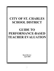 Guide to Performance-based Teacher Evaluation - City of St ...