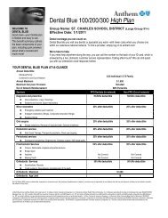 Dental Blue 100/200/300 High Plan - City of St. Charles School District