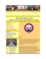 Newsletter - City of St. Charles School District