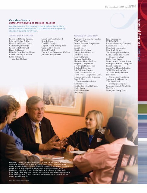 Annual Report - St. Cloud State University