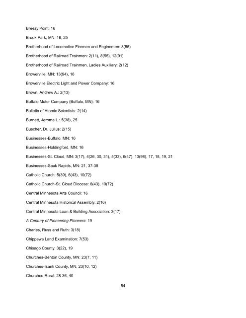 GENERAL MANUSCRIPT COLLECTIONS 1. Alderink, George ...