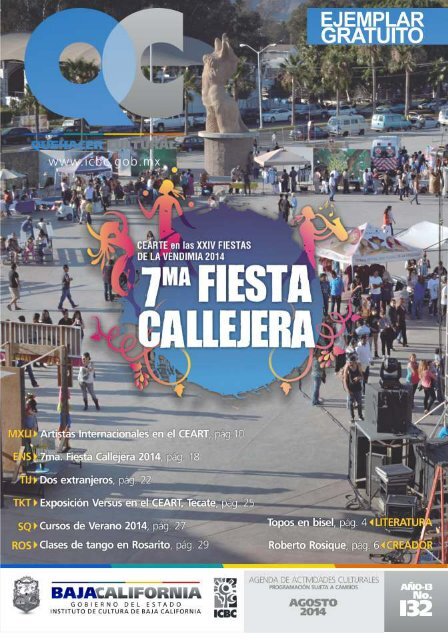 Quehacer Cultural Agosto 2014