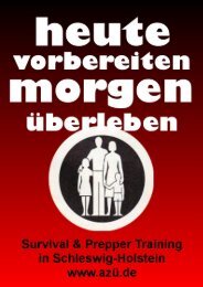 Survival und Prepper Training in Schleswig-Holstein / Überlebenstraining / Krisenvorsorge