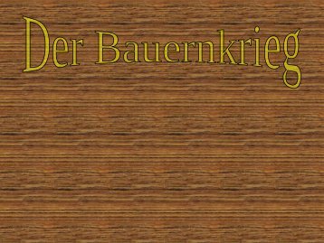 Der Bauernkrieg