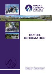 MAC Hostel Information
