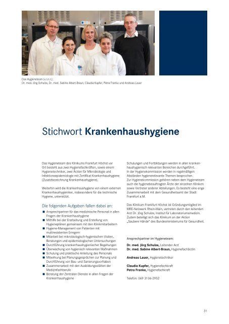 Patientenratgeber Klinikum Frankfurt Höchst