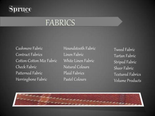 Contract Fabric - Spruce London