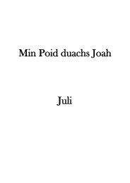 Min Poid duachs Joah - Juli