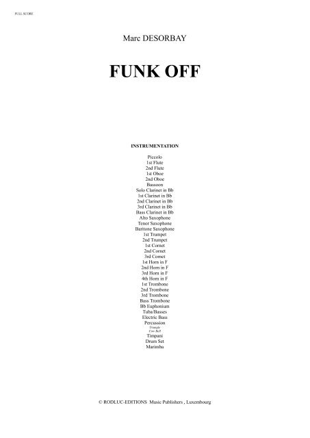 FUNK OFF