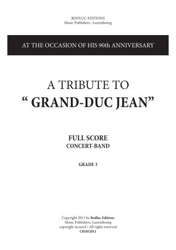 “ GRAND-DUC JEAN”