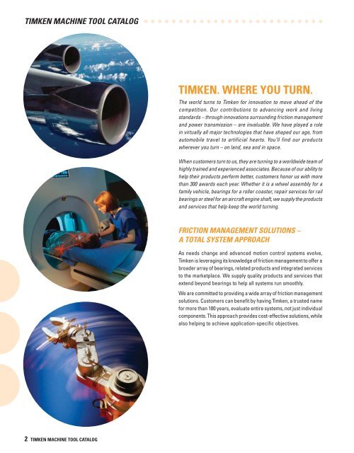 Timken Super Precision Bearings for Machine Tool Applications