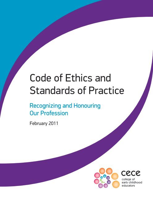 Code Of Ethics And Standards Of Practice