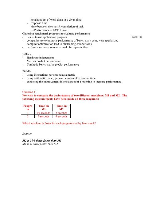 Lecture Notes for Computer Architecture II - St. Cloud State University