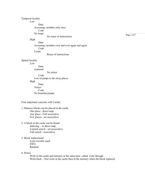 Lecture Notes for Computer Architecture II - St. Cloud State University