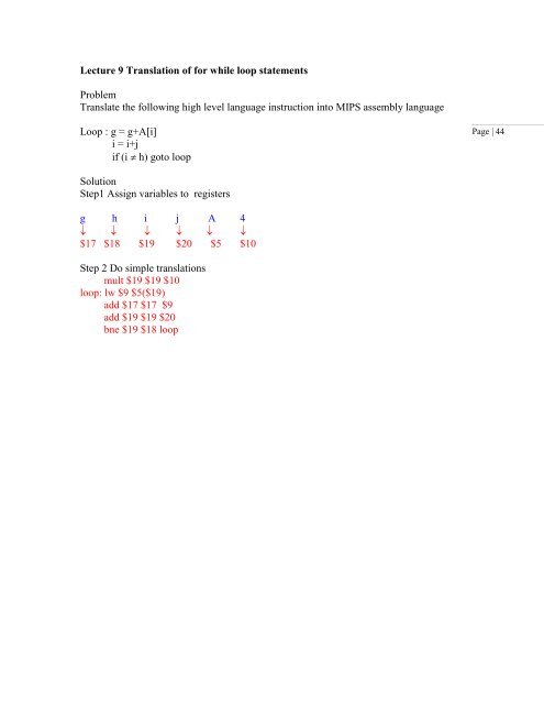 Lecture Notes for Computer Architecture II - St. Cloud State University