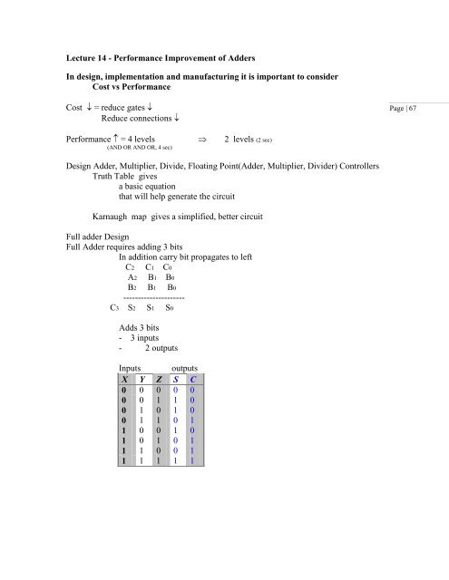 Lecture Notes for Computer Architecture II - St. Cloud State University