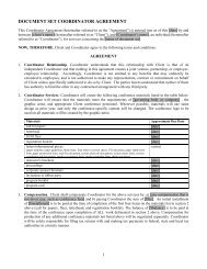 Sample Contract - document set