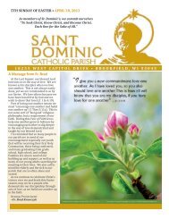 April 28, 2013 - St. Dominic Church