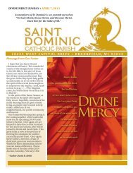 April 7, 2013 - St. Dominic Church