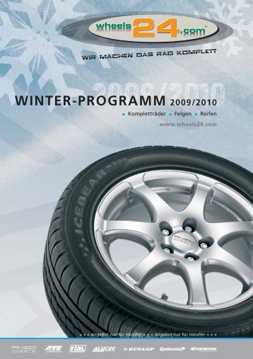 WINTER-PROGRAMM 2009/2010 - anzio wheels