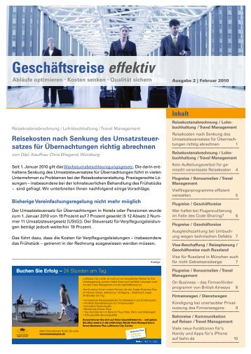 PDF-Download der gesamten Ausgabe - Geschäftsreise effektiv